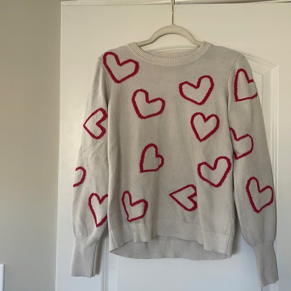 LOFT Heart Sweater